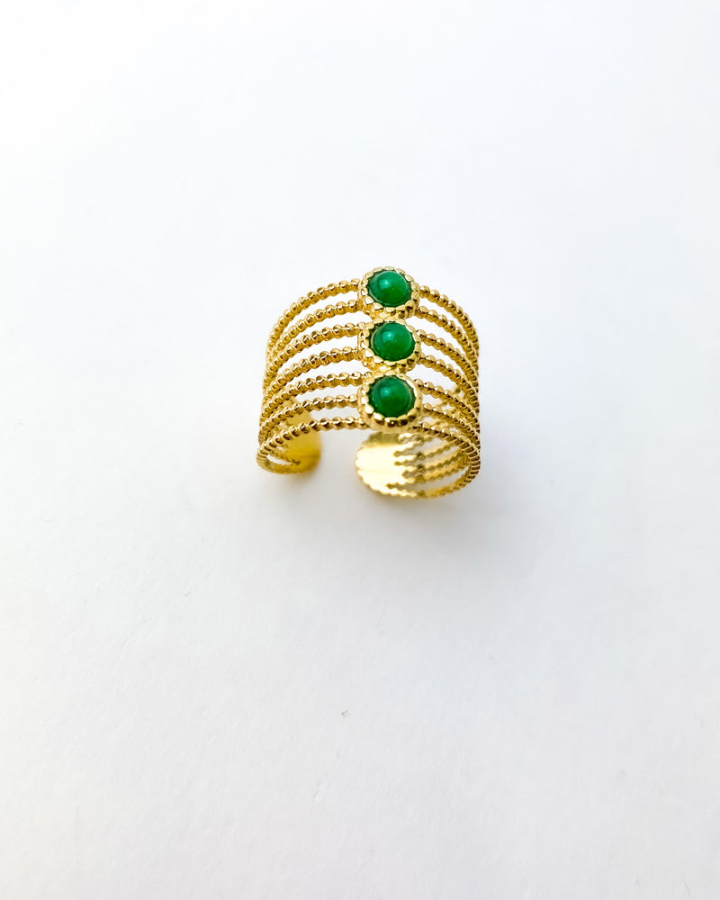 ANILLO HILOS VERDE