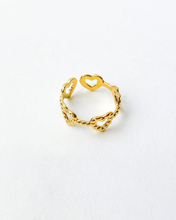 ANILLO CORAZONES CUERDA