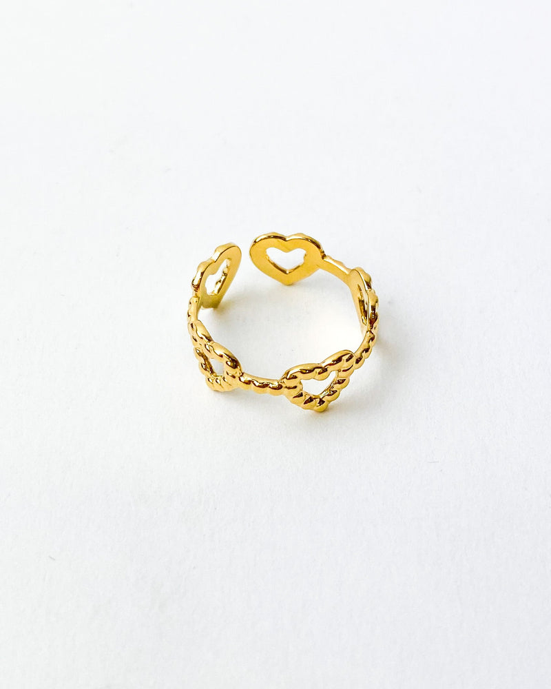 ANILLO CORAZONES CUERDA