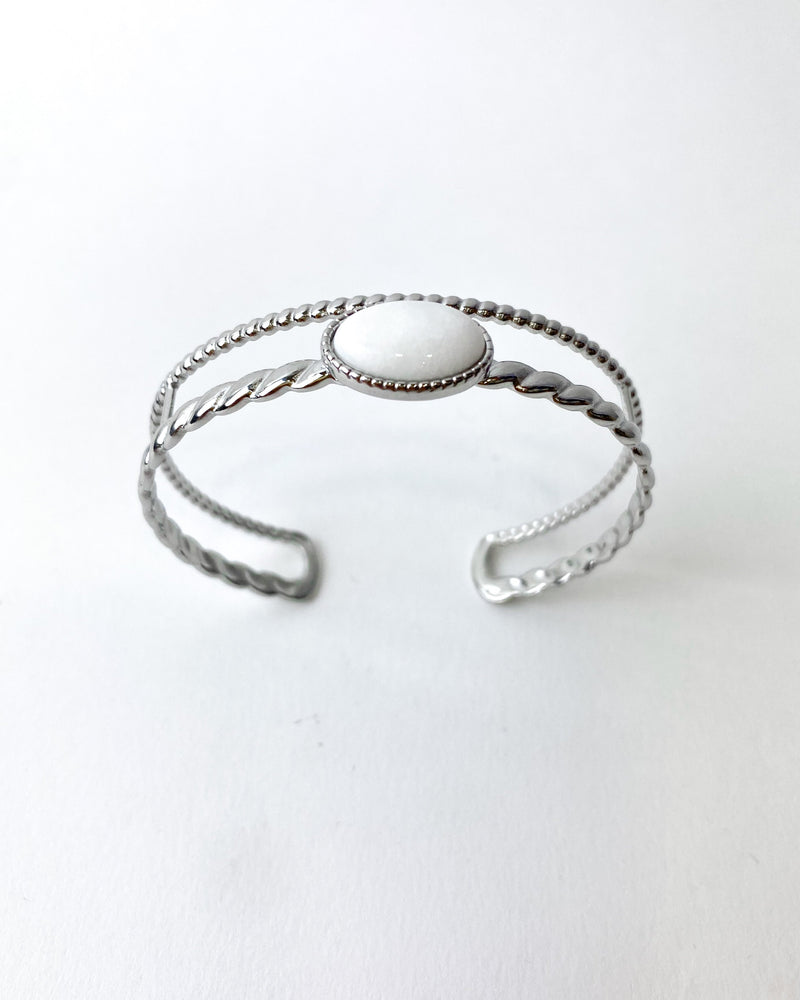 PULSERA BLANCA PIEDRA