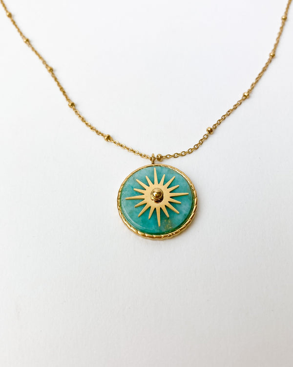COLLAR ESMERALDA GOLD