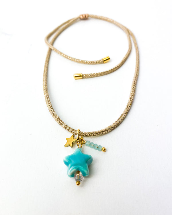 COLLAR ESTRELLA AZUL
