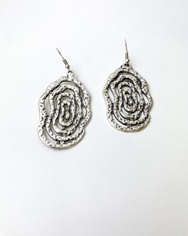 PENDIENTES LARGOS OVAL