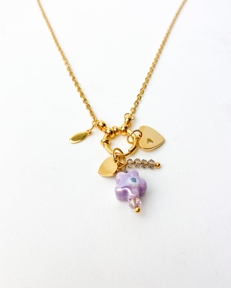 COLLAR CHARM MALVA
