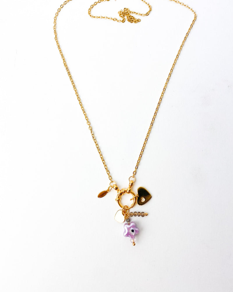 COLLAR CHARM MALVA