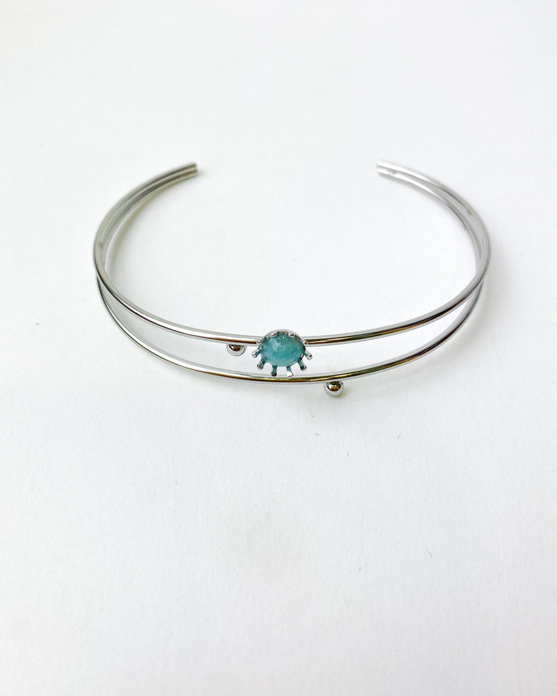 PULSERA FINA TURQUESA
