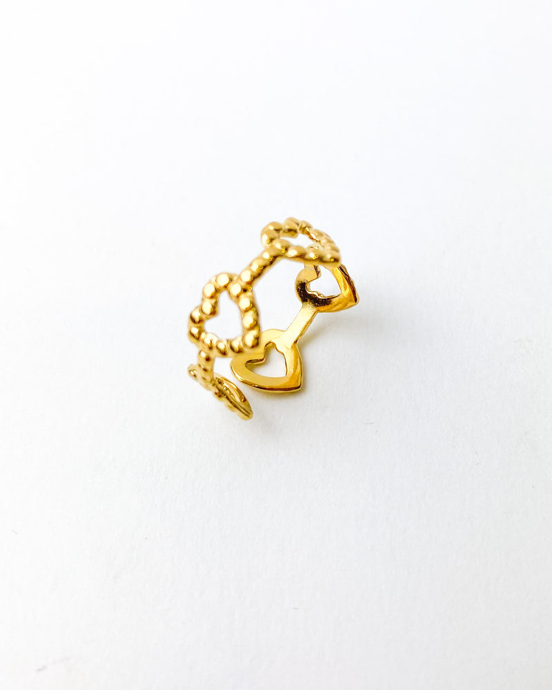 ANILLO CORAZONES CUERDA