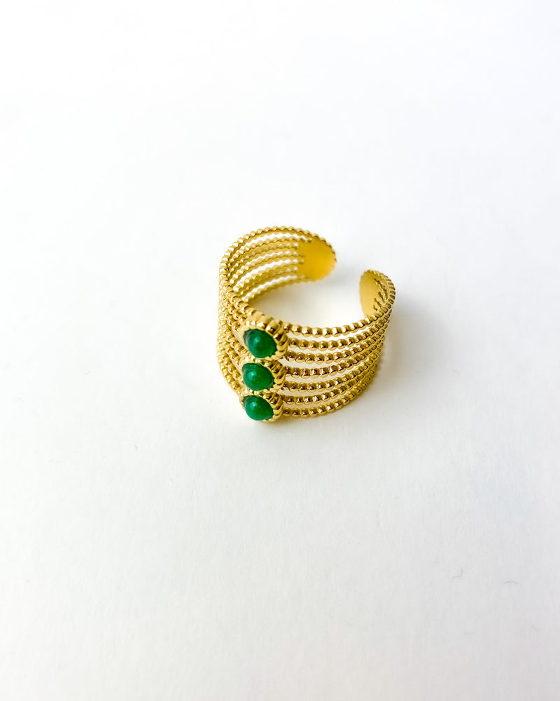 ANILLO HILOS VERDE