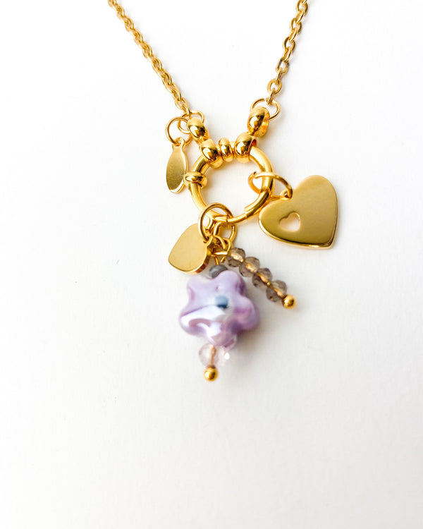 COLLAR CHARM MALVA