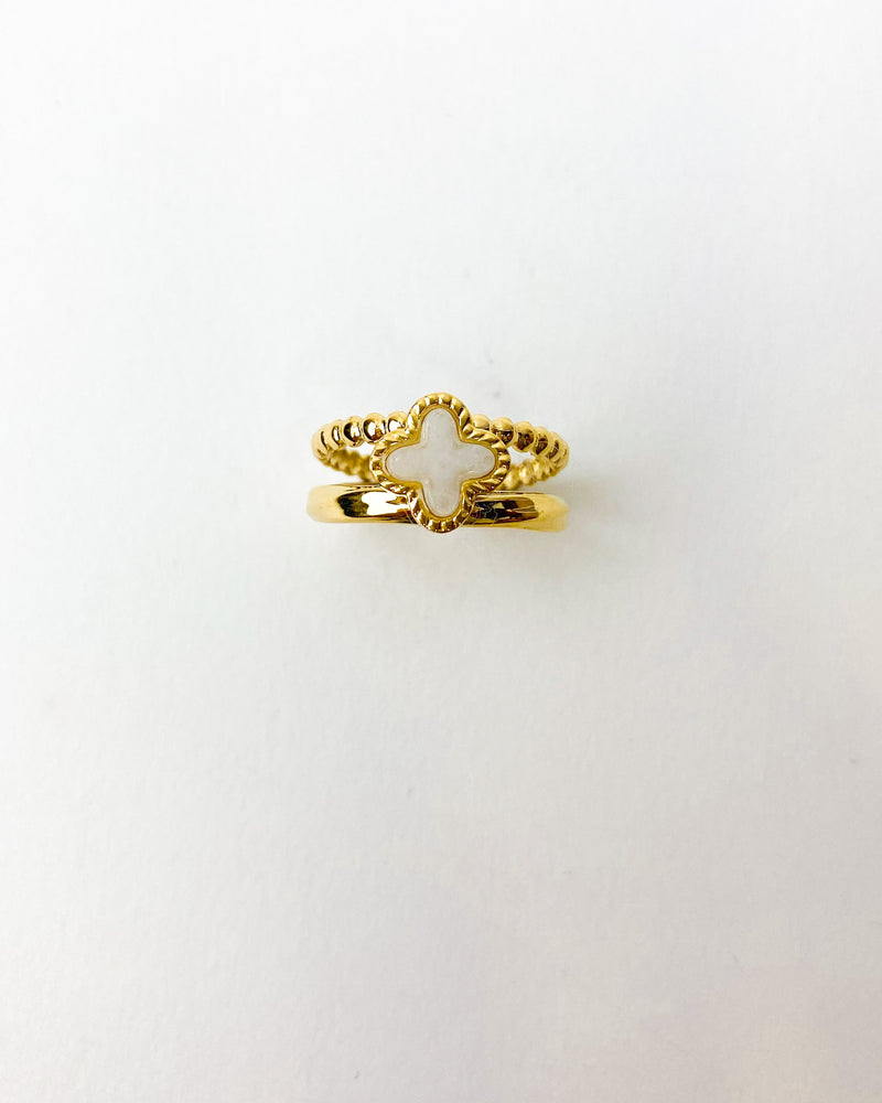 ANILLO BOLA BLANCO