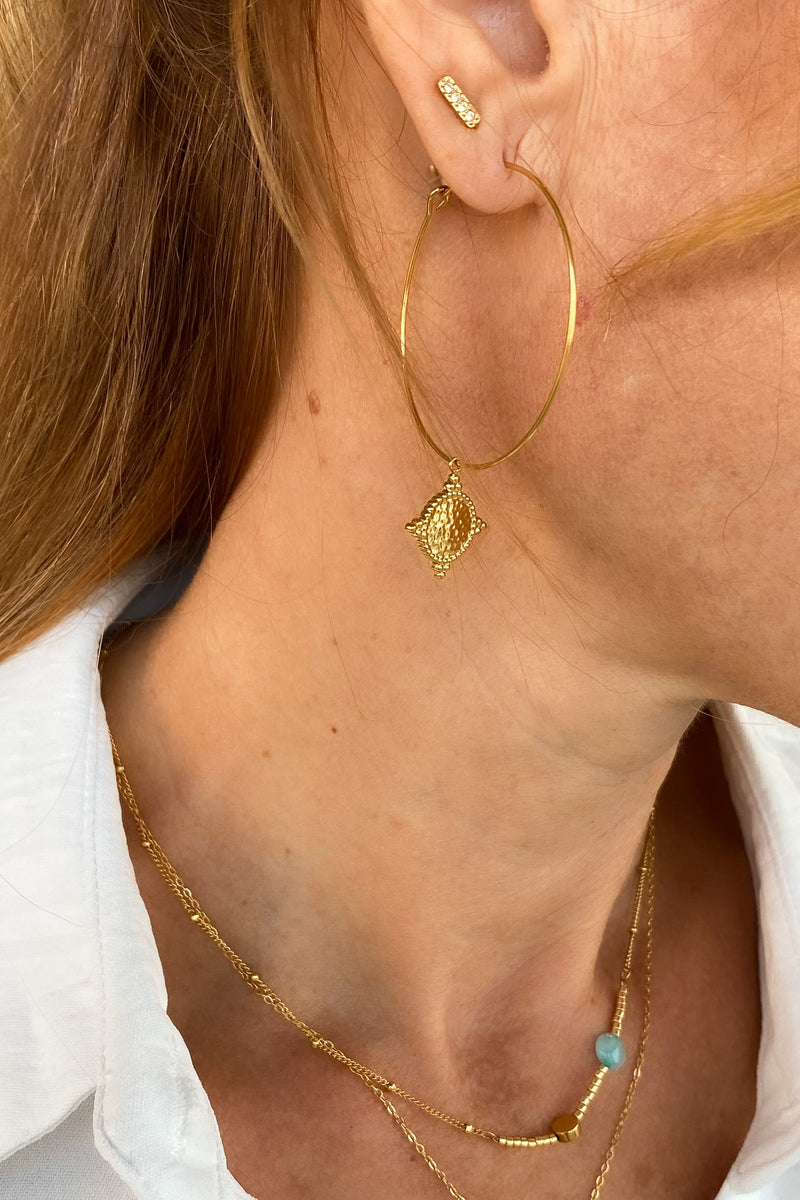PENDIENTES ARO CHARM