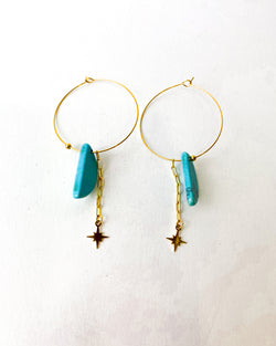 PENDIENTES MALAQUITA