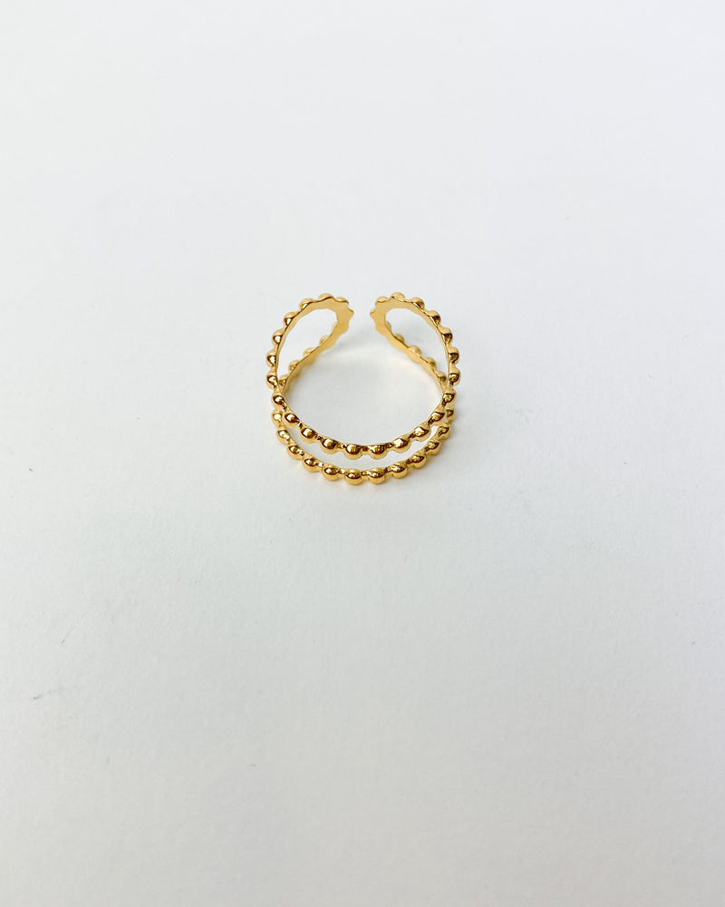 ANILLO RIZADO DOBLE