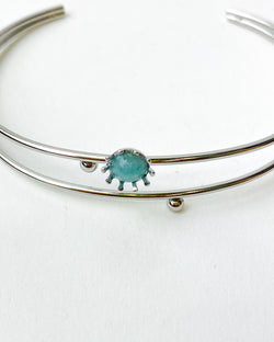 PULSERA FINA TURQUESA